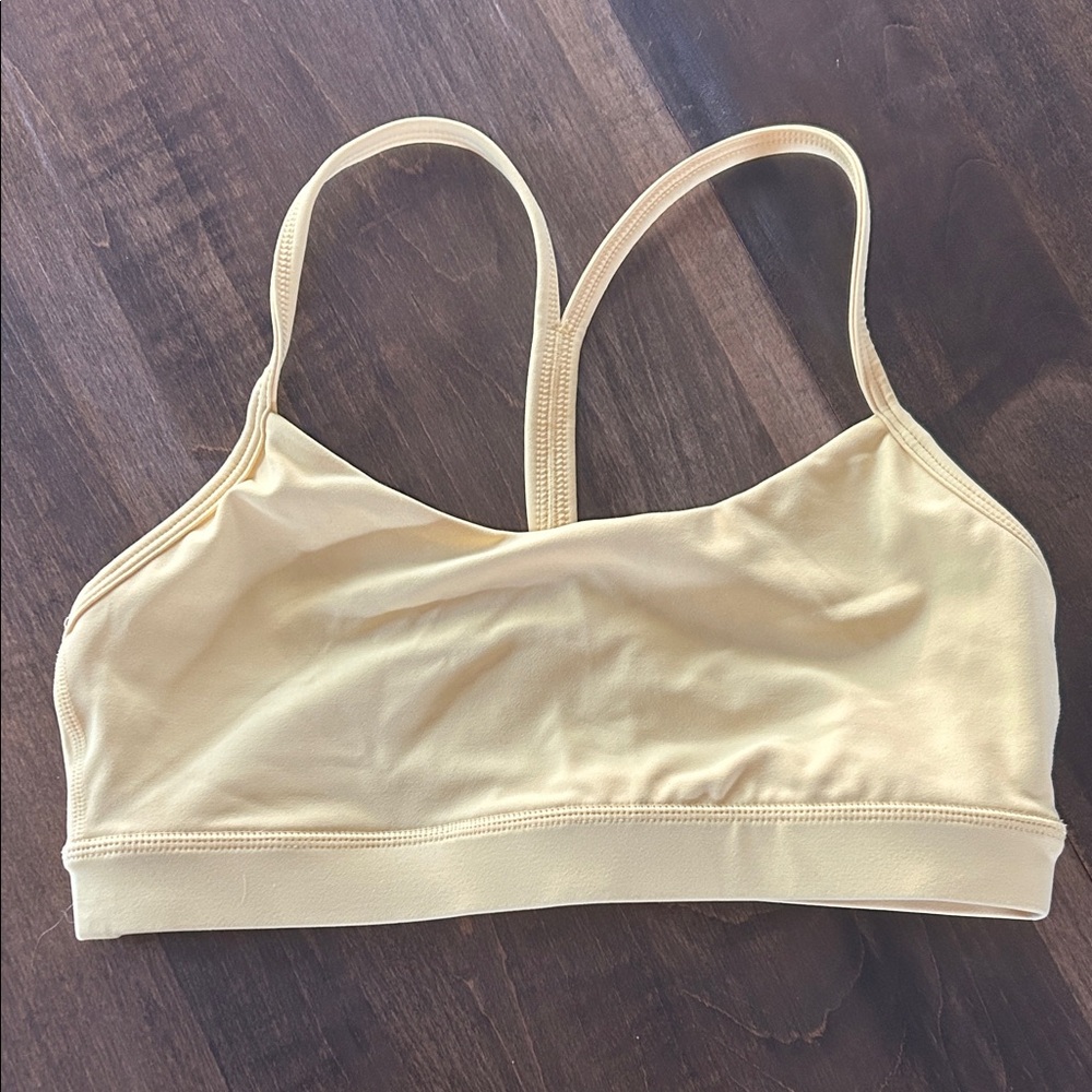 Senita Athletics Yellow Sports Bra
